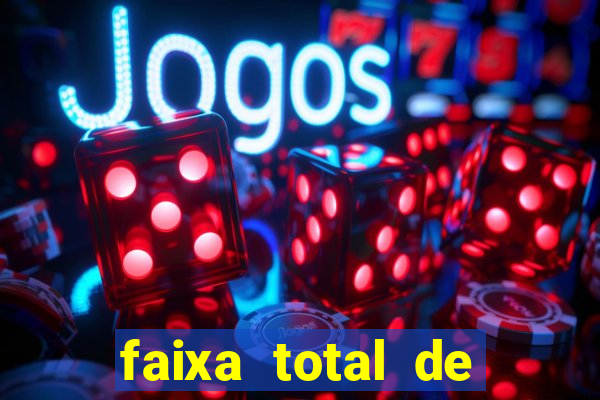 faixa total de gols 2 3 o que significa